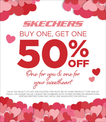 SKECHERS 50% OFF YOUR 2ND PAIR SALE 