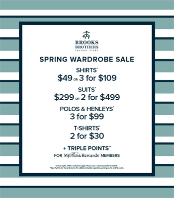 brooks brothers factory store coupon
